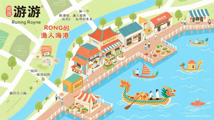 智绘导览生成的手绘导览图
